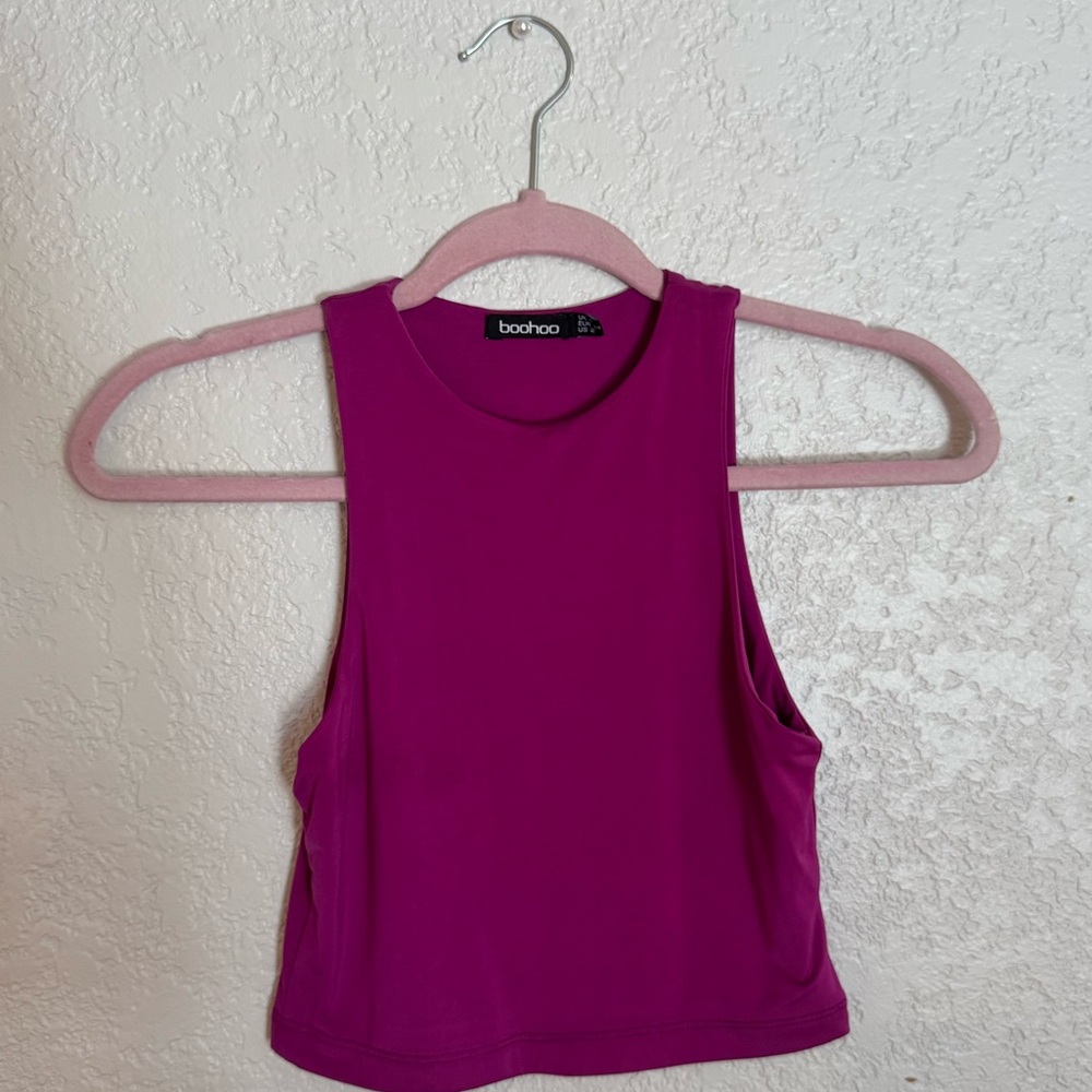 Boohoo‎ Fuchsia Tank Top